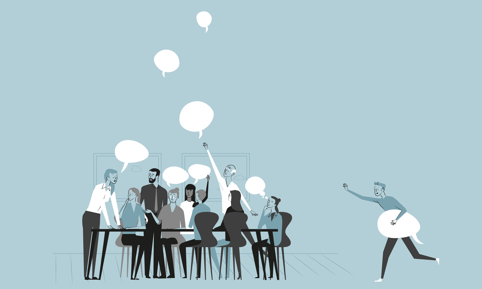 Illustrationen für einen digitalen Nachhaltigkeitsbericht #1